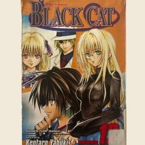 Black Cat Vol. 12 Shonen Jump Manga Ex-Library Copy